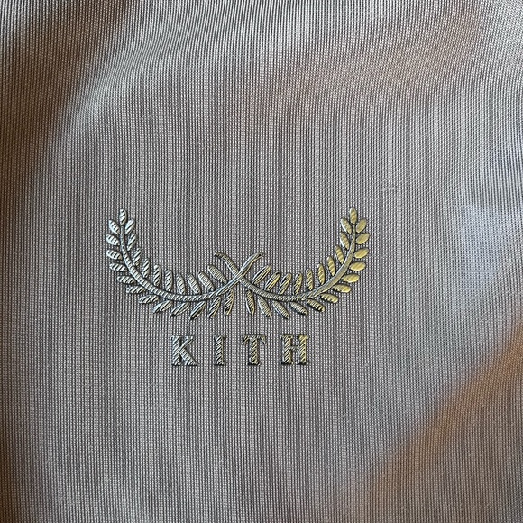 KITH Mens Half Zip Track Jacket Small Long Sleeve Tan Pullover - Picture 2 of 14